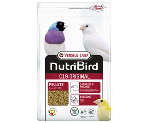 NutriBird C19 Original - Alimento para canarios y pájaros silvestres y exóticos - Versele-Laga - Cantidad: 3 kg