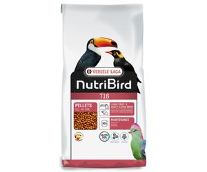 NutriBird T16 - Alimento para a manutenção de grandes pájaros frugívoros e insetívoros - Versele-Laga - Cantidad: 10 kg
