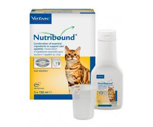 Nutribound - Suplemento nutricional para estados de recuperación y convalecencia para gato - Virbac - Cantidad: 150 ml