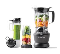 Nutribullet Batidora fría y caliente Combo gris carbón - Incluye potente base de 1200 W, 3 tazas en diferentes tamaños, 2 tapas abatibles para On The Go y 1.8 L - Batidora para batidos y jugos