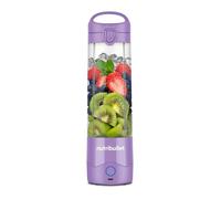 nutribullet Batidora portátil, inalámbrica, recipiente de 20 onzas, licuadora personal para batidos, recargable por USB-C, morado claro, NBPB50100LP