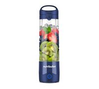 nutribullet Batidora portátil, inalámbrica, recipiente de 20 onzas, licuadora personal para batidos, recargable por USB-C, azul marino, NBPB50100NB