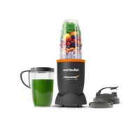 nutribullet Blender 900 Series en colaboración con el equipo McLaren de Fórmula 1 - Gris con ribete de papaya - Kit de 9 piezas - Extractor de 24,000 RPM mezcla frutas congeladas, nueces y hielo para