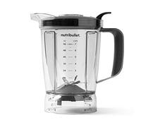 NutriBullet Blender-Jarra de 56 oz, plástico, Transparente/Negro