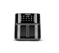 nutribullet Crisplite Vision NBA0811DG, Freidora de Aire 8L, Control Digital de Temperatura 80º-200°, Sin PFAS, 8 Ajustes Automáticos, Control Táctil, Cesta Apta para Lavavajillas, 2000W, Negro
