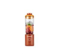 nutribullet Flex 590ml - Batidora Portátil para Smoothies con Tapa con Boquilla y Asa, Picadora, Tritura Hielo y Frutas Congeladas, USB-C, Vaso sin BPA, Fácil de Limpiar, Naranja (NBP013OR)