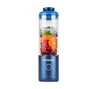 nutribullet Flex 590ml - Batidora Portátil para Smoothies con Tapa con Boquilla y Asa, Picadora, Tritura Hielo y Frutas Congeladas, USB-C, Vaso sin BPA, Fácil de Limpiar, Azul (NBP013BL)