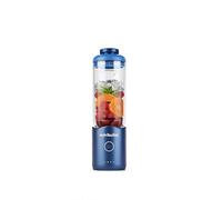 nutribullet Flex 590ml - Batidora Portátil para Smoothies con Tapa con Boquilla y Asa, Picadora, Tritura Hielo y Frutas Congeladas, USB-C, Vaso sin BPA, Fácil de Limpiar, Azul (NBP013BL)