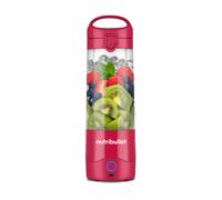 nutribullet Portable - Batidora Portátil de 475 Ml Magenta | Batidora de Smoothies, Vaso Tritan Sin BPA, Cuchilla Acero 4 Puntas, USB-C Recargable, +15 Ciclos de Mezcla, NBP003MA
