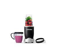 nutribullet Original 600, batidora personal, batidora multifuncional y licuadora, 600 W de potencia, NB603DG, Paquete con accesorios, Negro