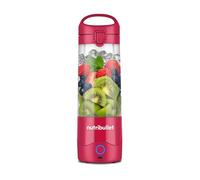 Nutribullet Tritan Batidora portátil y ligera sin BPA de 475, ml minibatidora con cuchilla de acero inoxidable de 4 puntas, batidora multifunción, cargador USB-C, más de 15 ciclos de batido