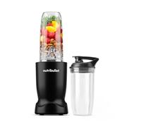 Nutribullet Turbo Blender en negro - Potente base de motor de 1000 W y hoja extraíble rápida - Mezcla sin esfuerzo frutas congeladas, nueces y hielo - Con vaso de 700 ml y tapa de 500