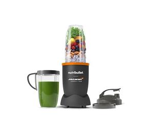 nutribulllet Pro 900 x McLaren F1 Team - Batidora, Smoothie Maker con Vasos de Tritan de 500/900 ml, Compacta, Tapa To-Go, Fácil de Usar, 900 W, Gris (NB907GO-MC)