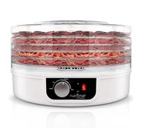 Nutrichef Deshidratador de alimentos de 5 niveles | Deshidratador para carne, carne de carne de carne de cerdo, frutas, verduras y golosinas para perros | Circulación de calor de alto rendimiento