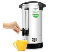 Nutrichef dispensador de agua caliente, Hervidor, Termo electrico, Calentamiento rapido, 8 litros, Bloqueo de seguridad, Acero inoxidable
