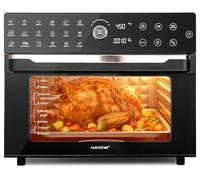 Nutrichef Freidora de Aire Digital de 30L y Horno de Conveccion Miltifuncional de Encimera con 20 Preajustes, Doble Coccion, Rotisserie, Horneado y Mas