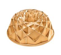 NutriChef molde bundt redondo antiadherente, Aluminio fundido, 23 cms, Diseño aro francés, Bandeja para horno, Bizcochos y tartas, Repostería casera, Cocción uniforme, Fácil de limpiar