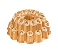 NutriChef molde bundt redondo tipo Marquise antiadherente, Aluminio fundido acanalado, 23 cm, Bandeja para horno, Bizcochos y tartas, Repostería casera, Cocción uniforme, Fácil de limpiar