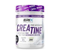 Nutrición Creatina Monohidrato 200 Mesh Neutra (Sin Sabor) 300g (100 Dosis) - Polvo Micronizado 100% Puro para Pre-Entrenamiento, Sin Aditivos ni Aspartamo, Mejora el Rendimiento y la Fuerza Muscular.