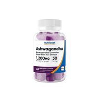 Nutricost - Gominolas de Ashwagandha 1200 mg (60 gominolas, bayas mixtas)