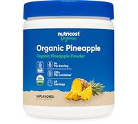 Nutricost Polvo orgánico de piña (8 onzas) - Certificado orgánico por USDA, liofilizado, jugo de piña en polvo, sin gluten