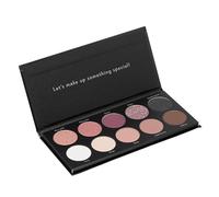 Nutridome - Paleta de sombras de ojos Basic 15 g - Paleta de sombras de ojos, 10 tonos clásicos, mate y brillante, larga duración, maquillaje, no se desmorona, alta durabilidad