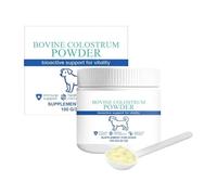 Nutrient Rich Bovine, Immune Support Powder, 3.52 Oz Colostrum with Bioactive Links, Digestive Gut Health Formula, Wellness Booster with Scoop Design, Health Supplement for Senior Care