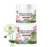 Nutriente de lirio de agua de estanque - fertilizante de flores, configuración de piscina en el patio trasero | Polvo de cultivo natural de larga duración, potenciador de floración del acuario para ja