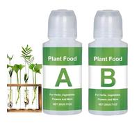 Nutrientes Hidropónicos | A & B 20g X 2 Solución | Kit De Solución De Nutrientes Para Plantas Hidropónicas, Alimento Para Plantas | Para Patio, Césped, Jardín, Interior, Verduras, Frutas, Flores,