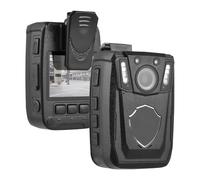 NutriEss - Cámara corporal 4K con grabación de audio y vídeo, videocámara portátil, pantalla LCD, visión nocturna infrarroja, detección de movimiento, grabación en bucle, memoria