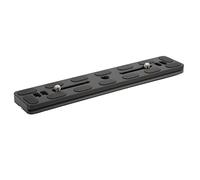 Nutriess Placa de liberación rápida de 200 mm con tornillo de 1/4 de pulgada y tornillo de anillo en D se adapta a Arca Swiss Standard para cabeza de bola de trípode de cámara (200 mm)