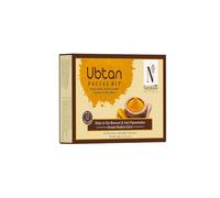 Nutriglow Natural's Ubtan Facial Kit for Glowing Skin, Tan Removal with Haldi & Chandan, 60Gm