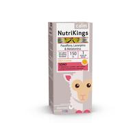 Pasiflora Melisa y Flor de Naranjo con Vitaminas B y Melatonina 1 mg - Sabor Suave - Apoya la Relajacion y el Descanso - Jarabe Infantil 150 ml - Nutrikings Calm Dietmed
