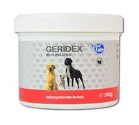 NutriLabs Geridex Pastillas para Perros Mayores, 60 Unidades, Pastillas para Personas Mayores con glucosamina, espino, etc