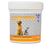 NutriLabs Glucosaminol® Polvo Articular para Cachorros de Perros pequeños, 150 g, con MSM, alcachofa, glucosamina, UVM. - Suplemento dietético para Cachorros de Perros - Salud Articular Cachorros