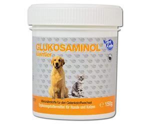 NutriLabs Glucosaminol® Polvo Articular para Cachorros de Perros pequeños, 150 g, con MSM, alcachofa, glucosamina, UVM. - Suplemento dietético para Cachorros de Perros - Salud Articular Cachorros
