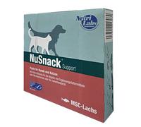 NutriLabs NuSnack® 25 bolsitas de 10 g para Perros y Gatos - escondite de medicamentos para Mascotas - golosinas con Sabor a salmón - golosinas para medicamentos sin estrés, etc.