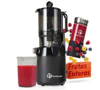 Nutrilovers Licuadora de Prensado en Frío NUTRI-PRESS MAX, Extractor de Zumo para Frutas Enteras, Boca XXL de 135 mm, Sin BPA