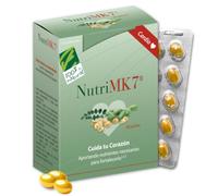 NutriMK7® Cardio - Vitamina D3 y K2 MenaQ7® más Omega 3 - Contribuye al Funcionamiento Normal del Corazón - Apoya la Salud Cardiovascular - Absorción Eficiente de Calcio - 60 Perlas - 100% Natural