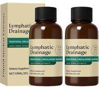 NutriMuse Lote de 2 gotas de drenaje linfático PurezaDrops Aceite de desintoxicación linfática Reduce naturalmente la hinchazón facial y corporal, limpia el sistema linfático para los