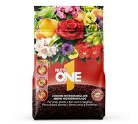 nutriONE Abono granulado para todo tipo de Plantas y Flores. Fertilizante Concentrado microgranulado Premium. Ingredientes naturales y resultados visibles en 7 días.