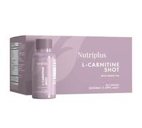 Nutriplus L-Carnitina Shot con extracto de té verde y vitamina B6, 15 x 50 ml