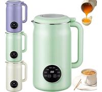Nutripour - The 8-In-1 Multifunction Nut Milk Maker,Multifunctional Soymilk Maker, Smart Buttons, Nut Milk Blender, Automatic Soybean Machine Oat,Smart Buttons, Eight Modes, Large Capacity (Green)