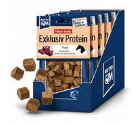 NutriQM® Exclusiva proteína para perros, 5 x 100 g, sin proteínas y cereales, aperitivos para perros sensibles | sin aditivos artificiales | Ideal como golosinas de entrenamiento | Fabricado en