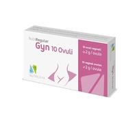 NutriRegular Gyn Óvulos Vaginales Ácido Hialurónico contra la Sequedad Vaginal 10 Óvulos con Ácido Bórico, Ácido Láctico y Aceite de Árbol del Té