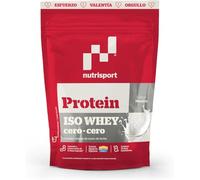 NUTRISPORT - Iso Whey Cero-Cero Neutro 450g | Proteína Aislada de Suero de Leche | Sin Grasas ni Azúcares |Con DigeZyme® para Mejor Absorción | Rápida Digestión | Post Entreno para Desarrollo Muscular