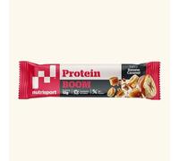 NUTRISPORT - Barritas Proteína Protein BOOM | Proteínas para masa muscular con Vitamina C | Energy Protein Bar (24 unidades, Banana Caramel)
