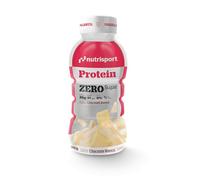 NUTRISPORT - Protein Zero | Suplementos Deportivos | Proteinas para Masa Muscular | Batidos de Proteinas de Leche | Batidos para Adelgazar| Proteinas Gym | 12x330ml (330 ml, Chocolate blanco)