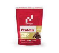 NUTRISPORT - Whey Gold Protein Chocolate 500g | Proteína Concentrada de Suero de Leche | Con DigeZyme® para Mejor Absorción | Rápida Digestión | Post Entreno para Crecimiento Muscular