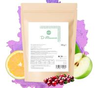Nutritec D-manosa en polvo 100 g, natural sin aditivos, calidad de comida alemana para bebés, alta dosis, bien soluble, vegano, con cuchara medidora extra, sin ingeniería genética